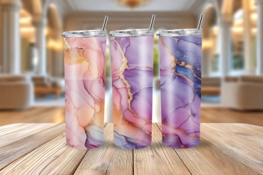 Preview: Thermobecher mit abstraktem Pastell-Design – Sanfte Eleganz (590ml) Preview: Thermobecher mit abstraktem Pastell-Design – Sanfte Eleganz (590ml)